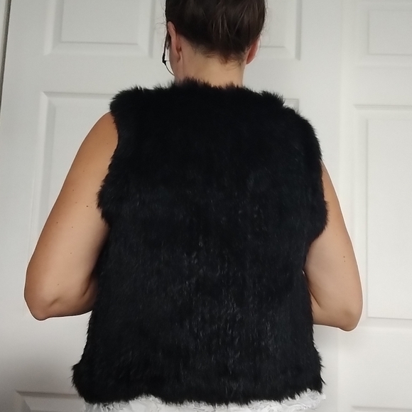 525 America Luxe Rabbit Fur Vest XS - Picture 6 of 6